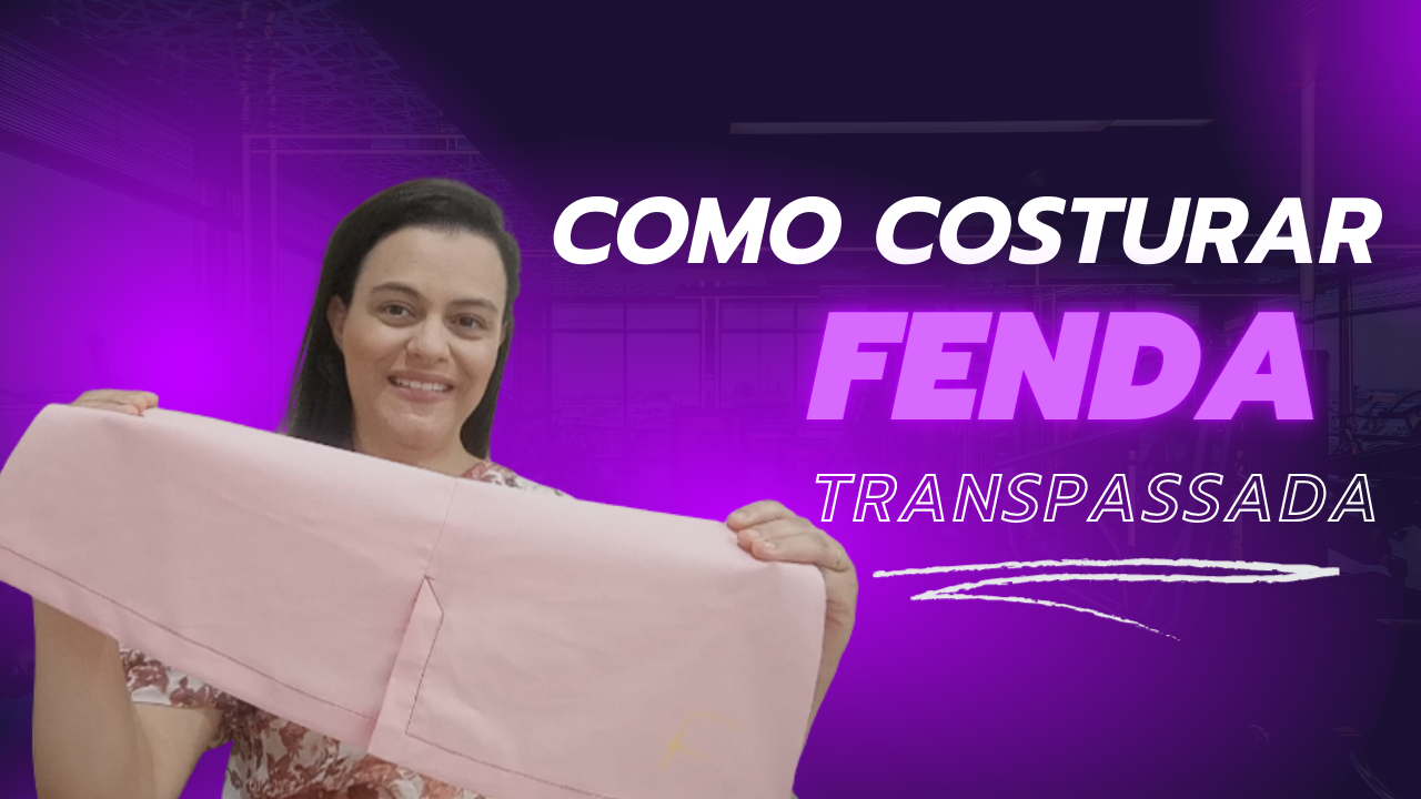 COMO COSTURAR FENDA TRANSPASSADA EM SAIA! Aprenda Como Costurar Fenda Transpassada Sem Segredo.