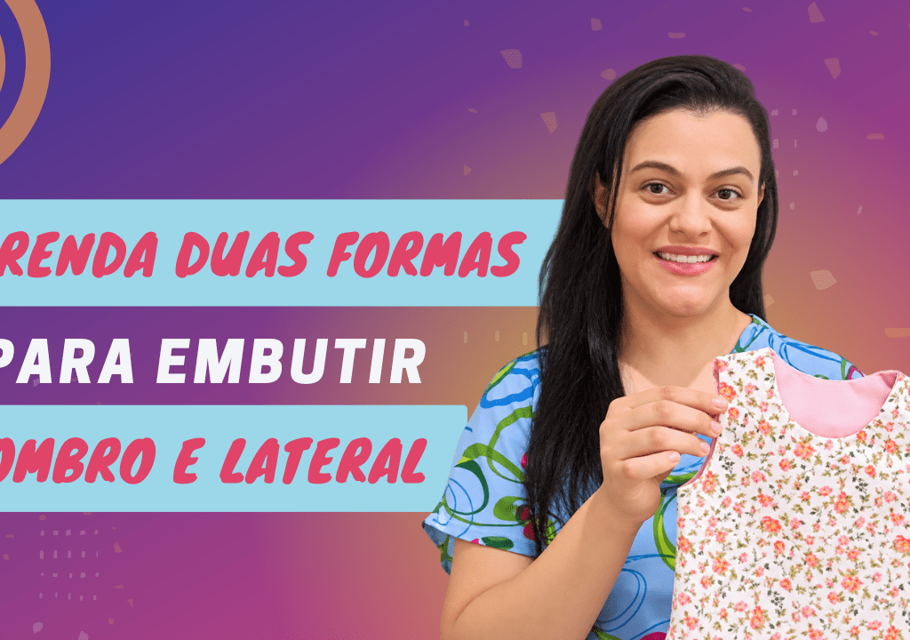 Aprenda duas formas para embutir ombro e lateral