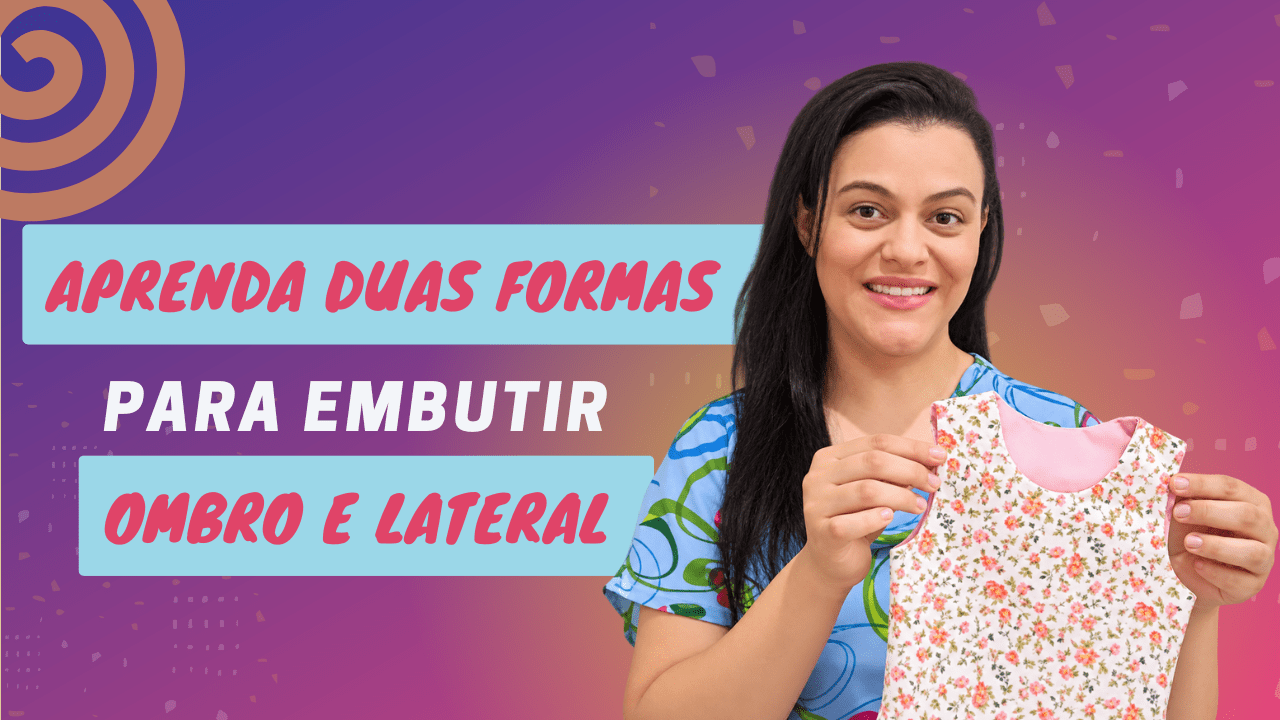 Aprenda duas formas para embutir ombro e lateral